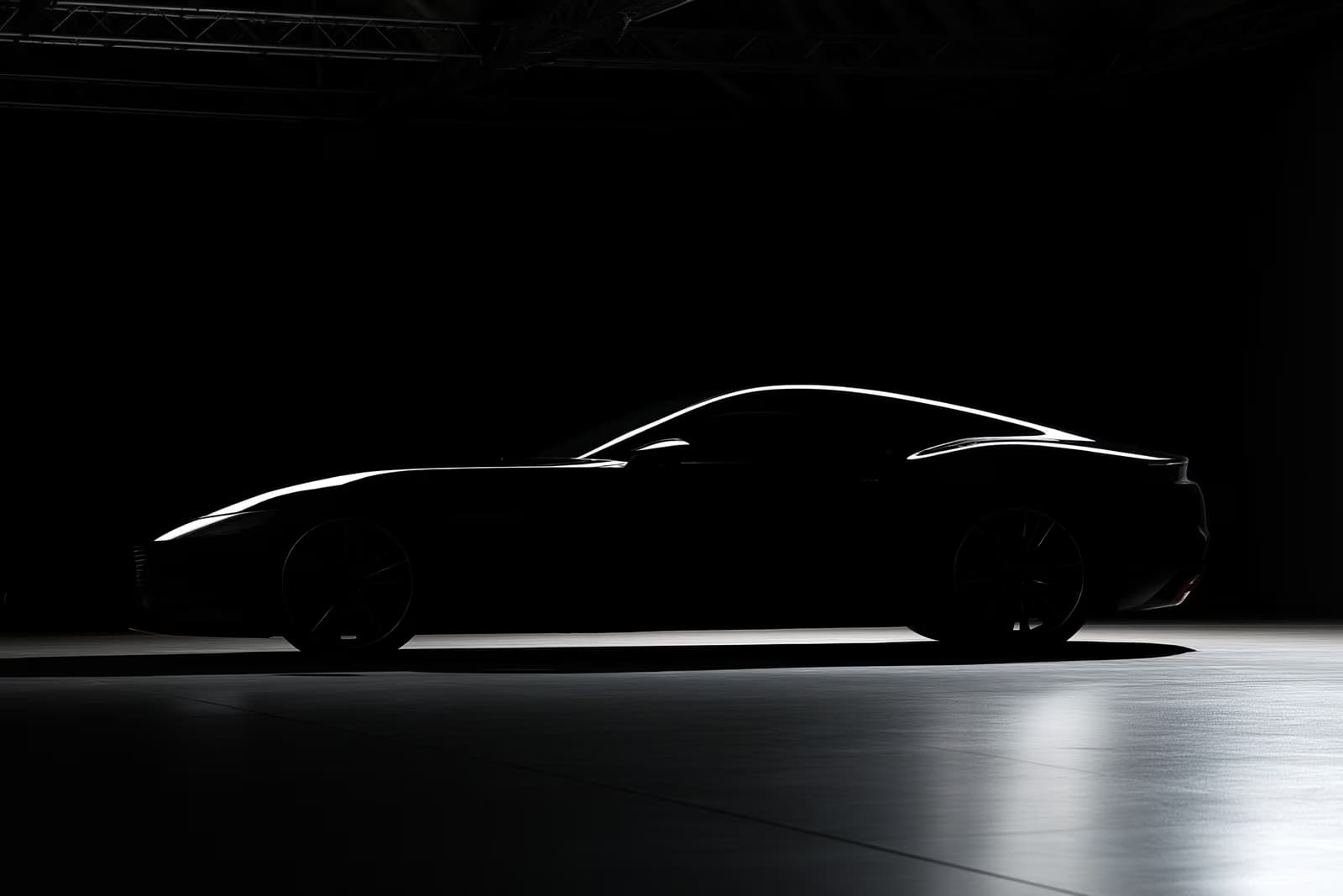 Porsche sporta automašīna gaišā dienā novietota pie uzņēmuma rūpnīcas Cufenhauzenē netālu no Štutgartes.
