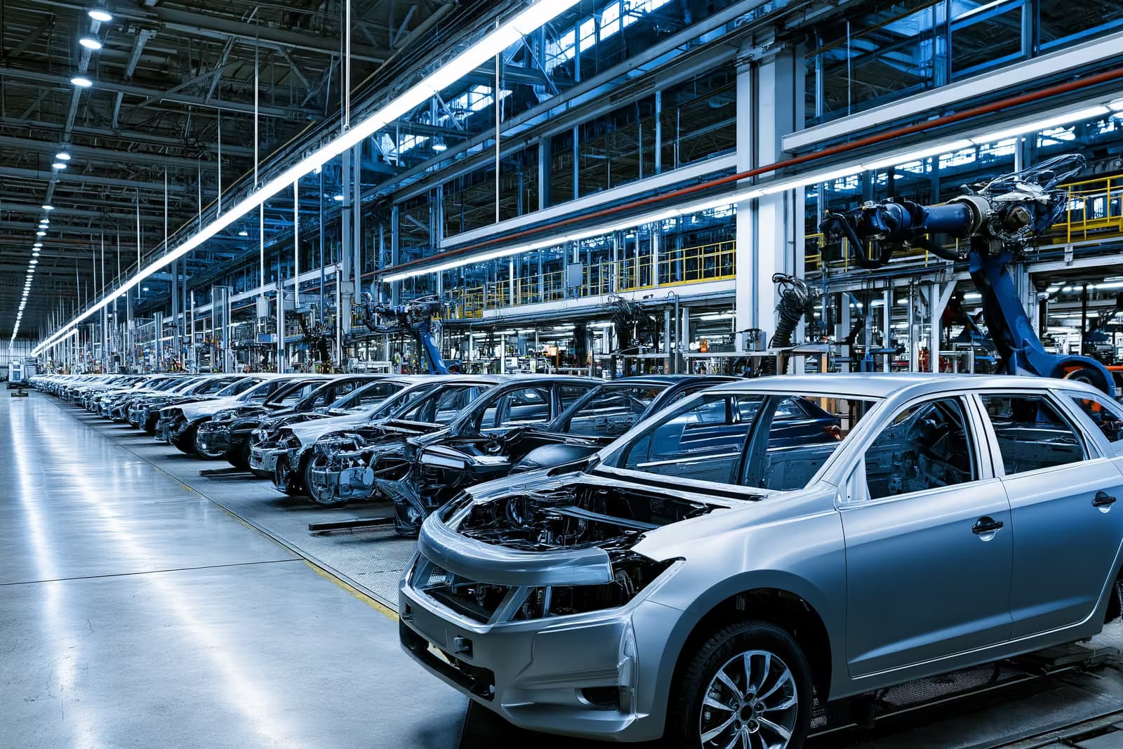 Volkswagen logotips uz uzņēmuma galvenās mītnes fasādes Volfsburgā, Vācijā.
